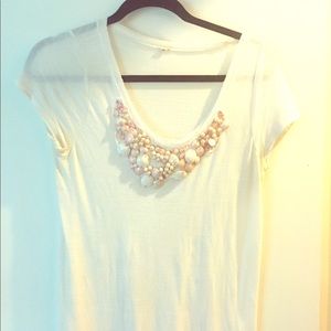 Jcrew T-shirt with embellishment